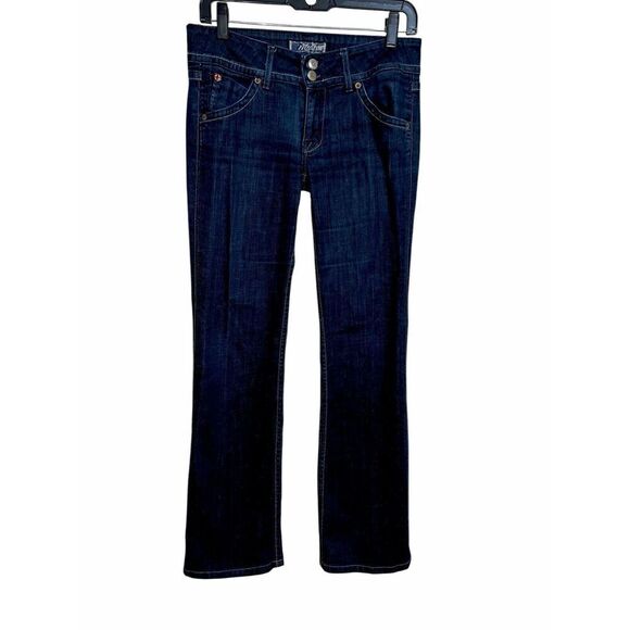 Hudson Signature Boot Cut Low Rise Jeans  W170DHA Size 28”x30” Flap Pockets - Picture 2 of 10